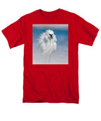 Elegant White Egret in Water - Men's T-Shirt  (Regular Fit)