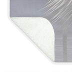 Elegant White Egret in Water - Blanket