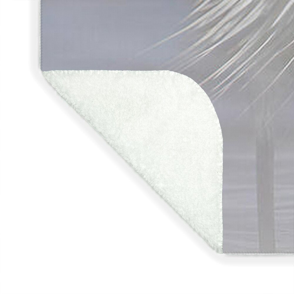 Elegant White Egret in Water - Blanket