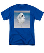 Elegant White Egret in Water - Men's T-Shirt  (Regular Fit)