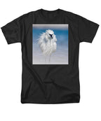 Elegant White Egret in Water - Men's T-Shirt  (Regular Fit)