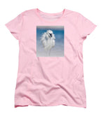 Elegant White Egret in Water - Women's T-Shirt (Standard Fit)