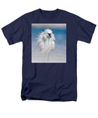 Elegant White Egret in Water - Men's T-Shirt  (Regular Fit)