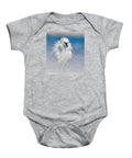 Elegant White Egret in Water - Baby One-Piece