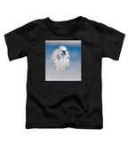 Elegant White Egret in Water - Toddler T-Shirt