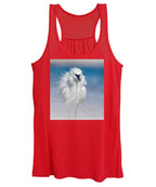 Elegant White Egret in Water - Women's Tank Top