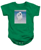 Elegant White Egret in Water - Baby One-Piece