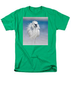 Elegant White Egret in Water - Men's T-Shirt  (Regular Fit)