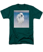 Elegant White Egret in Water - Men's T-Shirt  (Regular Fit)