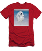 Elegant White Egret in Water - T-Shirt