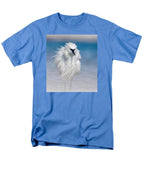 Elegant White Egret in Water - Men's T-Shirt  (Regular Fit)