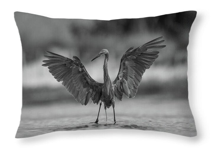 Gray Cathedral - Throw Pillow