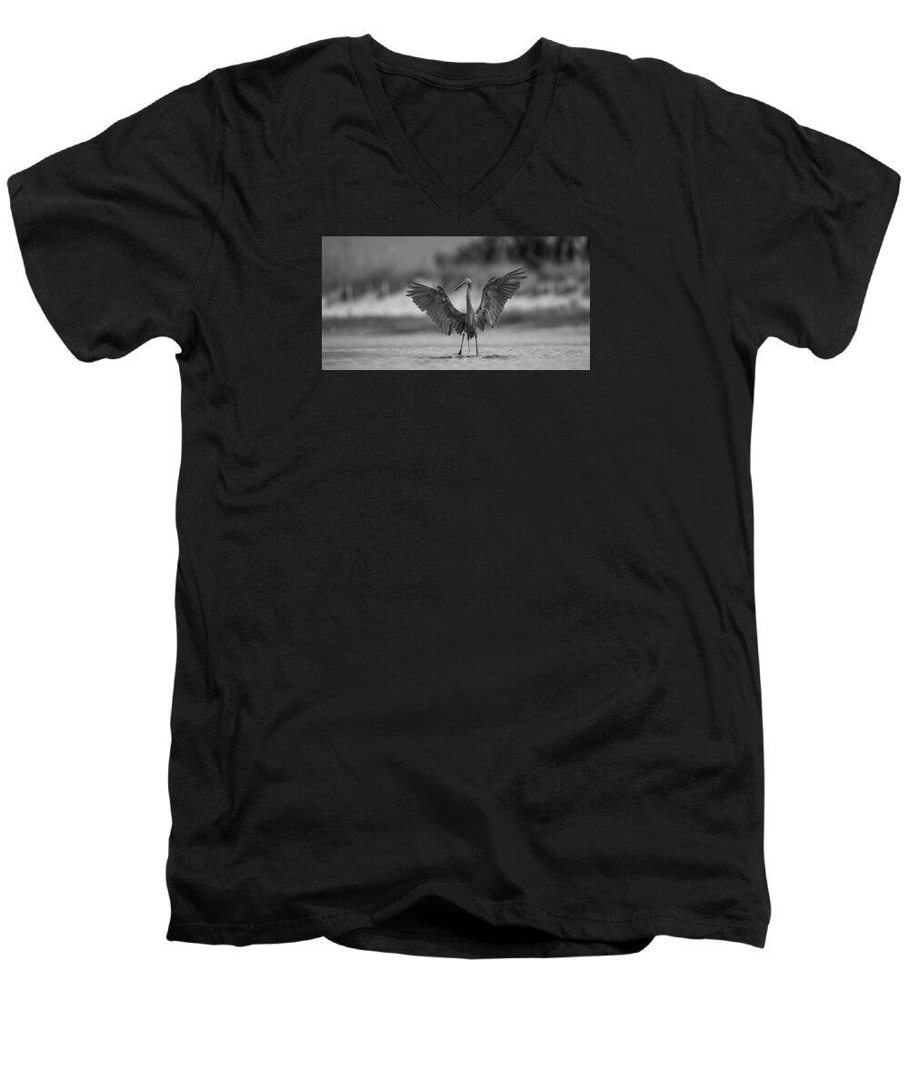 Gray Cathedral - Men's V-Neck T-Shirt
