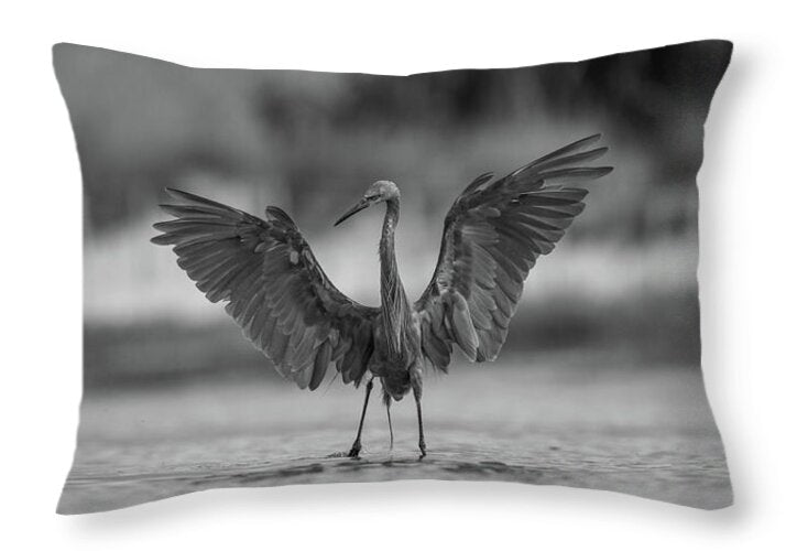 Gray Cathedral - Throw Pillow