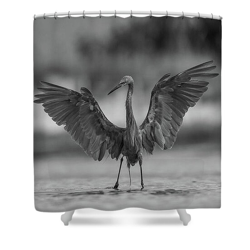 Gray Cathedral - Shower Curtain