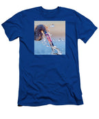 Heron Catching Its Prey in Motion - T-Shirt