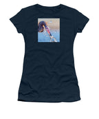 Heron Catching Its Prey in Motion - Women's T-Shirt