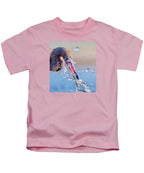 Heron Catching Its Prey in Motion - Kids T-Shirt
