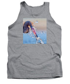 Heron Catching Its Prey in Motion - Tank Top