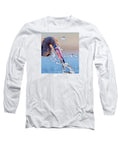 Heron Catching Its Prey in Motion - Long Sleeve T-Shirt