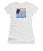Heron Catching Its Prey in Motion - Women's T-Shirt