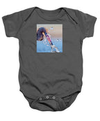 Heron Catching Its Prey in Motion - Baby One-Piece