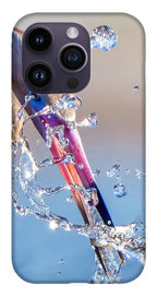 Heron Catching Its Prey in Motion - Phone Case