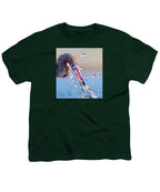 Heron Catching Its Prey in Motion - Youth T-Shirt