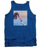 Heron Catching Its Prey in Motion - Tank Top