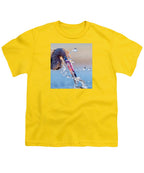 Heron Catching Its Prey in Motion - Youth T-Shirt