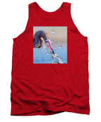 Heron Catching Its Prey in Motion - Tank Top