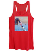 Heron Catching Its Prey in Motion - Women's Tank Top