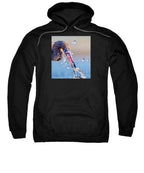 Heron Catching Its Prey in Motion - Sweatshirt