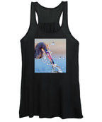 Heron Catching Its Prey in Motion - Women's Tank Top