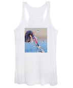 Heron Catching Its Prey in Motion - Women's Tank Top