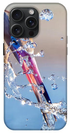 Heron Catching Its Prey in Motion - Phone Case