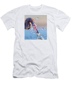 Heron Catching Its Prey in Motion - T-Shirt