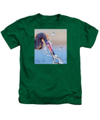 Heron Catching Its Prey in Motion - Kids T-Shirt