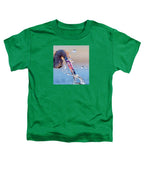 Heron Catching Its Prey in Motion - Toddler T-Shirt