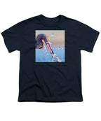 Heron Catching Its Prey in Motion - Youth T-Shirt