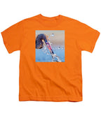 Heron Catching Its Prey in Motion - Youth T-Shirt