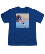 Heron Catching Its Prey in Motion - Youth T-Shirt