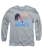 Heron Catching Its Prey in Motion - Long Sleeve T-Shirt