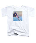 Heron Catching Its Prey in Motion - Toddler T-Shirt