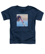 Heron Catching Its Prey in Motion - Toddler T-Shirt