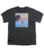 Heron Catching Its Prey in Motion - Youth T-Shirt