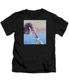 Heron Catching Its Prey in Motion - Kids T-Shirt