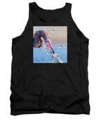 Heron Catching Its Prey in Motion - Tank Top