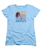 Heron Catching Its Prey in Motion - Women's T-Shirt (Standard Fit)