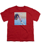 Heron Catching Its Prey in Motion - Youth T-Shirt